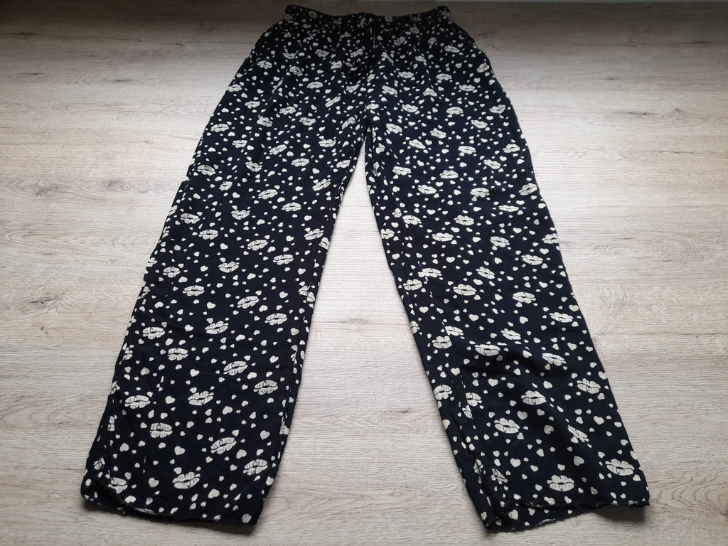PANTALON AZUL MARINO VERANO CON ESTAMPADO