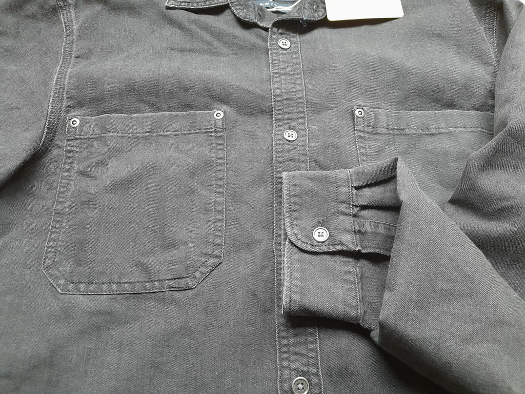 CAMISA M/L BLANCA CON CUADROS GRANATES