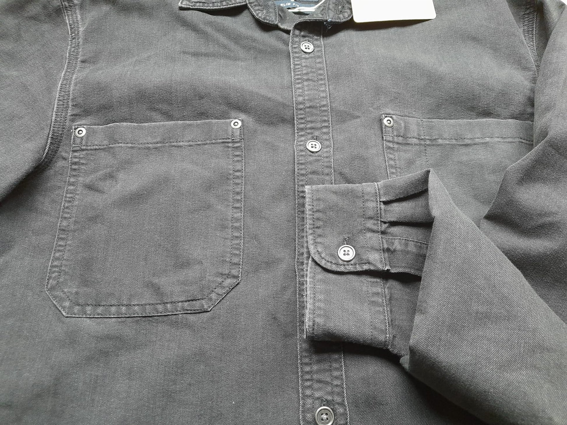 CAMISA M/L BLANCA CON CUADROS GRANATES