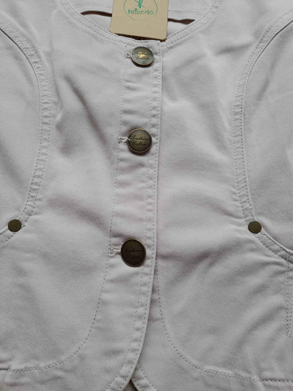 CHALECO VAQUERO BEIGE