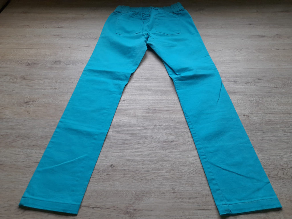 PANTALÓN TIPO JOGGER AZUL MAR ELÁSTICO