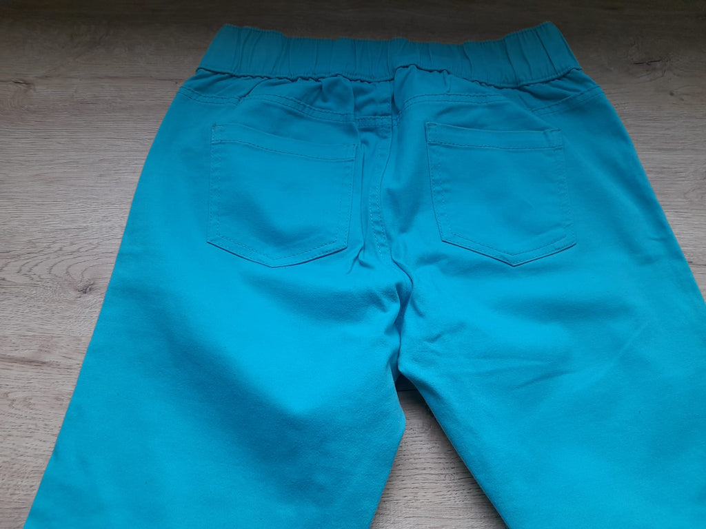 PANTALÓN TIPO JOGGER AZUL MAR ELÁSTICO