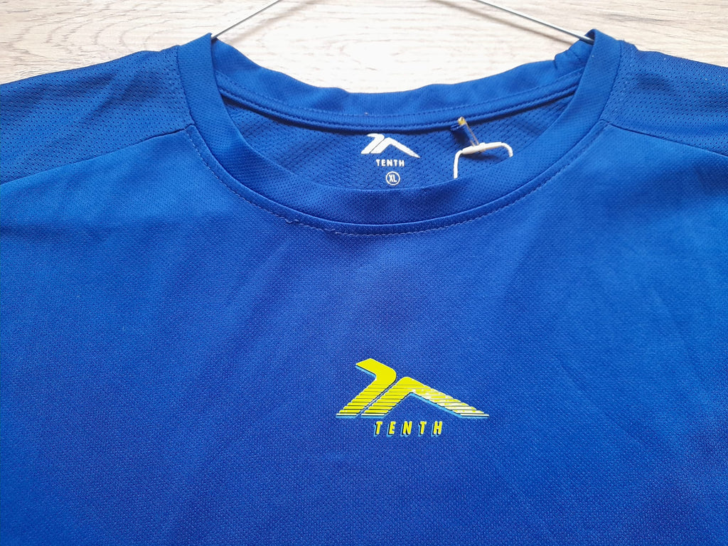 CAMISETA M/C AZUL DEPORTE TRANSPIRABLE