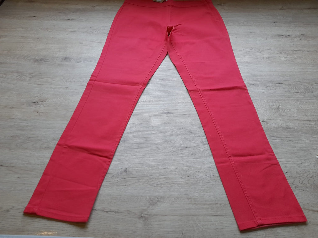 PANTALÓN JOGGER FUCSIA ELÁSTICO CON CREMALLERA LATERAL