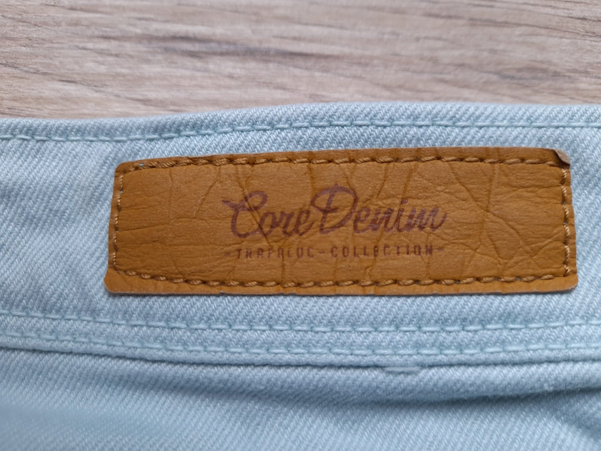 PANTALÓN TIPO VAQUERO AZUL CELESTE NIÑ@ELÁSTICO