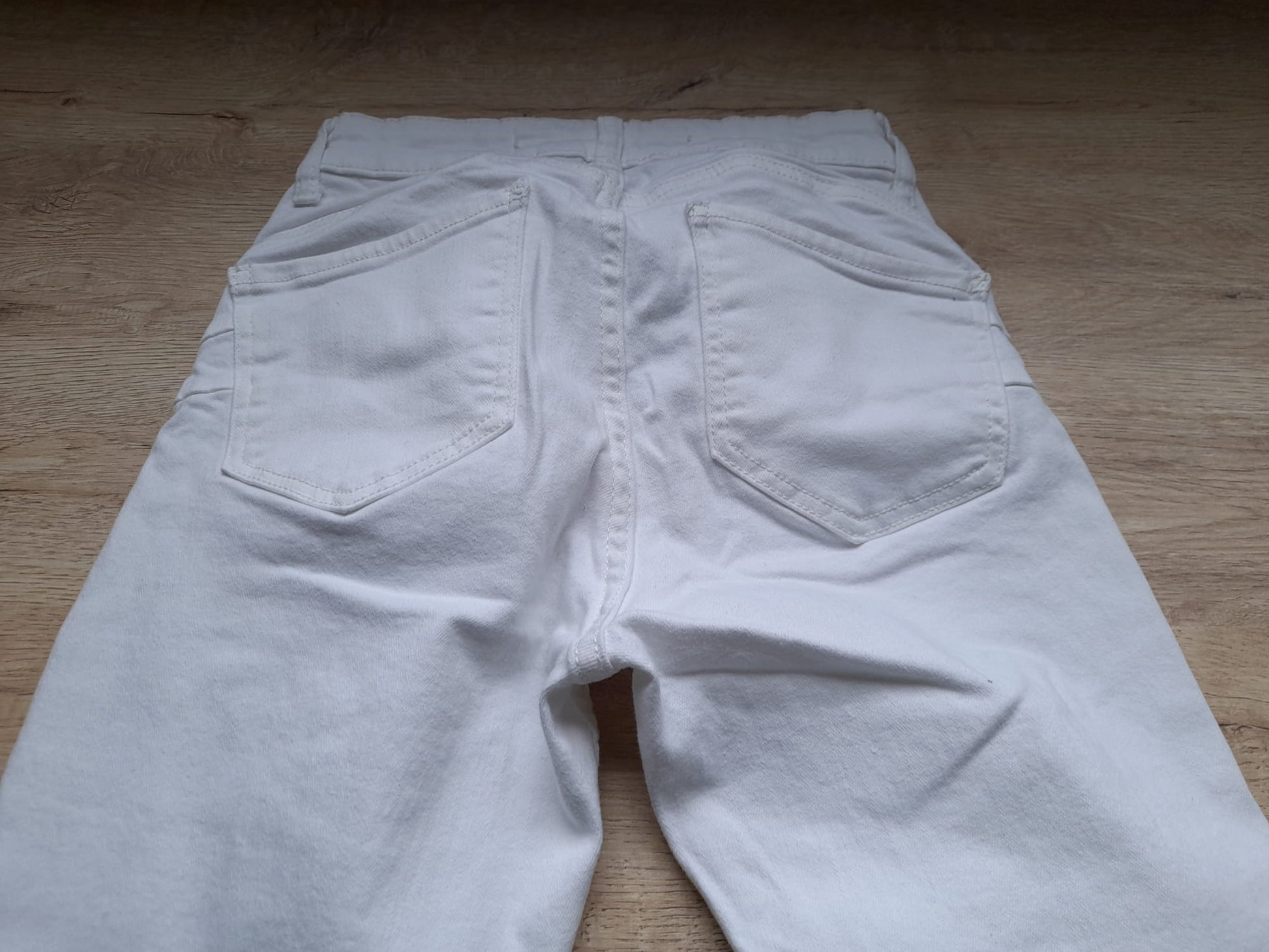 PANTALÓN VAQUERO BLANCO ELÁSTICO