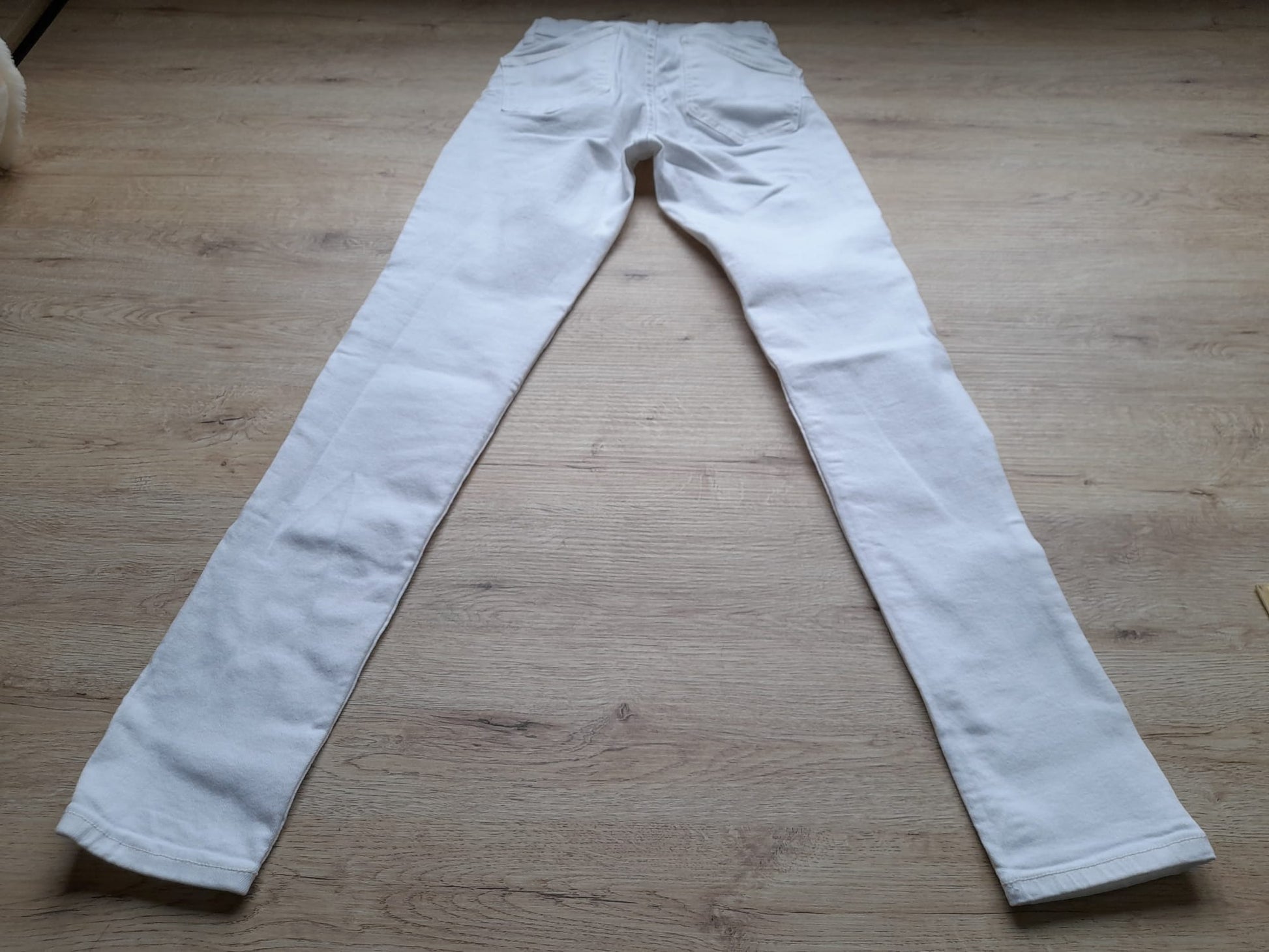 PANTALÓN VAQUERO BLANCO ELÁSTICO