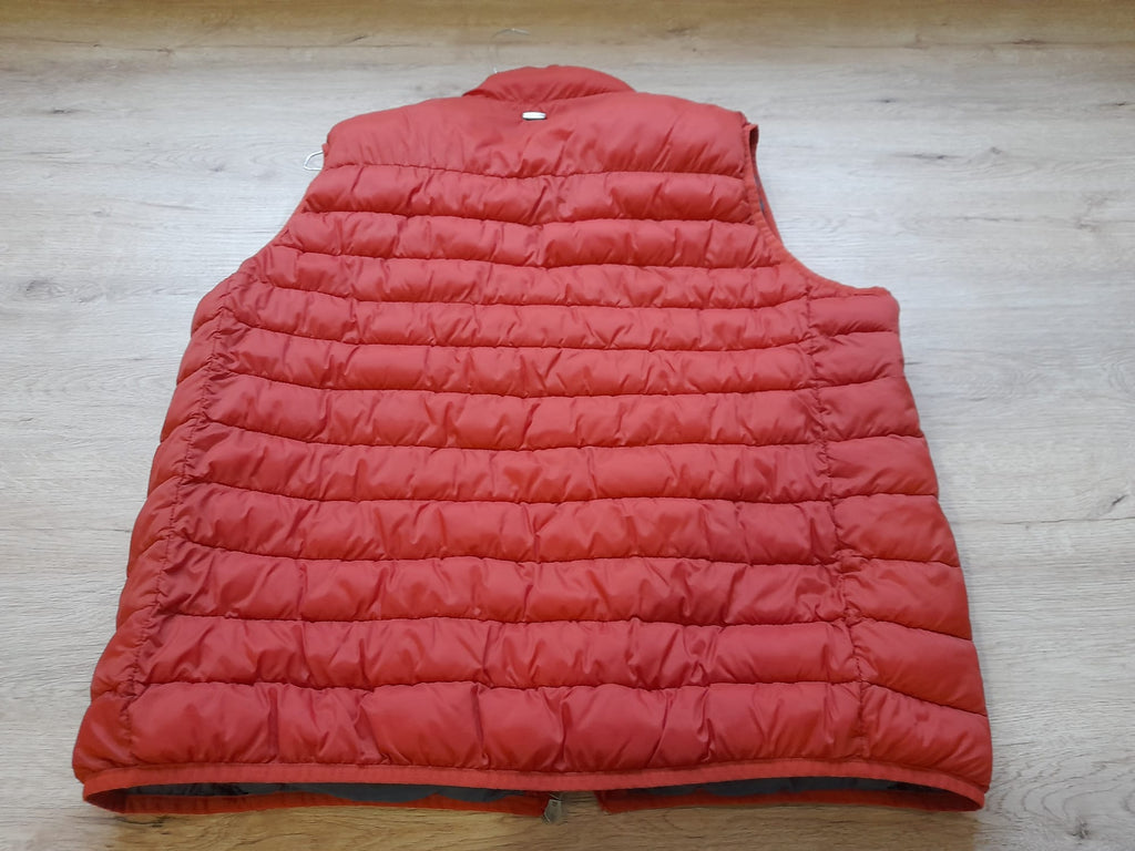 CHALECO PLUMAS IMPERMEABLE ROJO