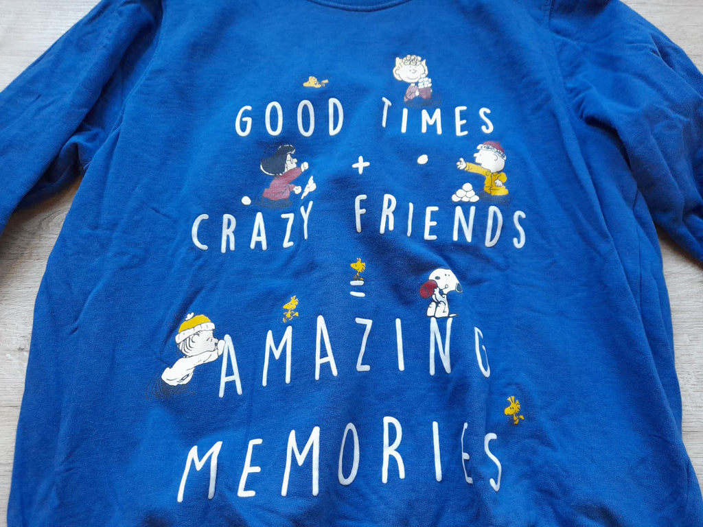 SUDADERA AZUL CON DISEÑO SNOOPY