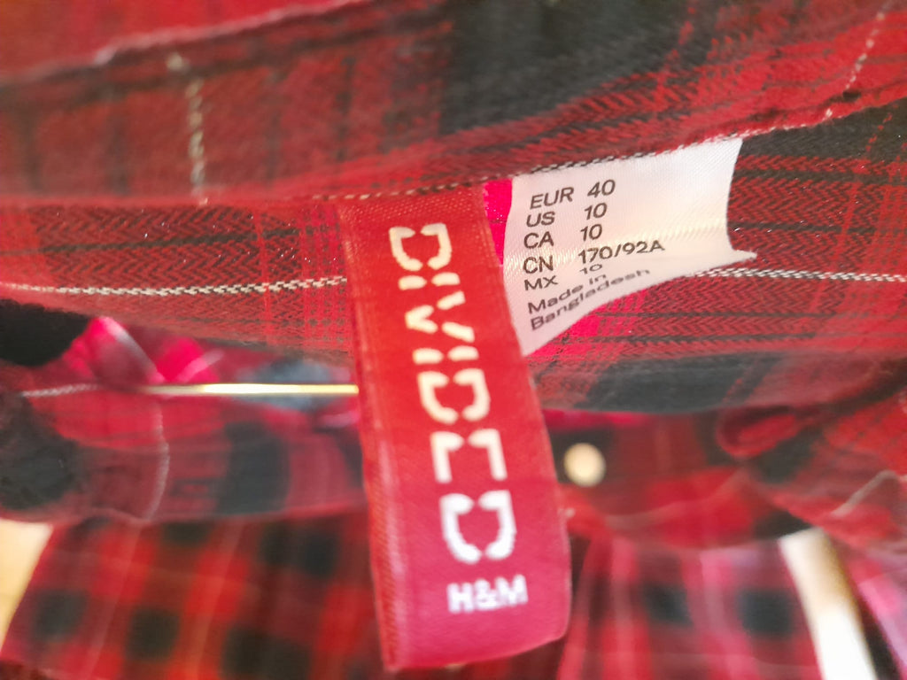 CAMISA M/L LEÑADOR ROJA