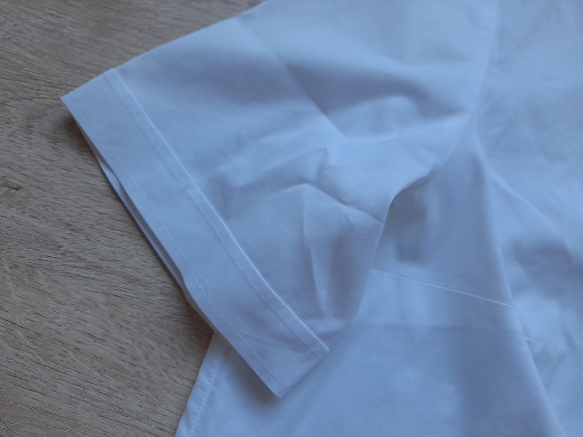 CAMISA M/C ENTALLADA MUJER BLANCA