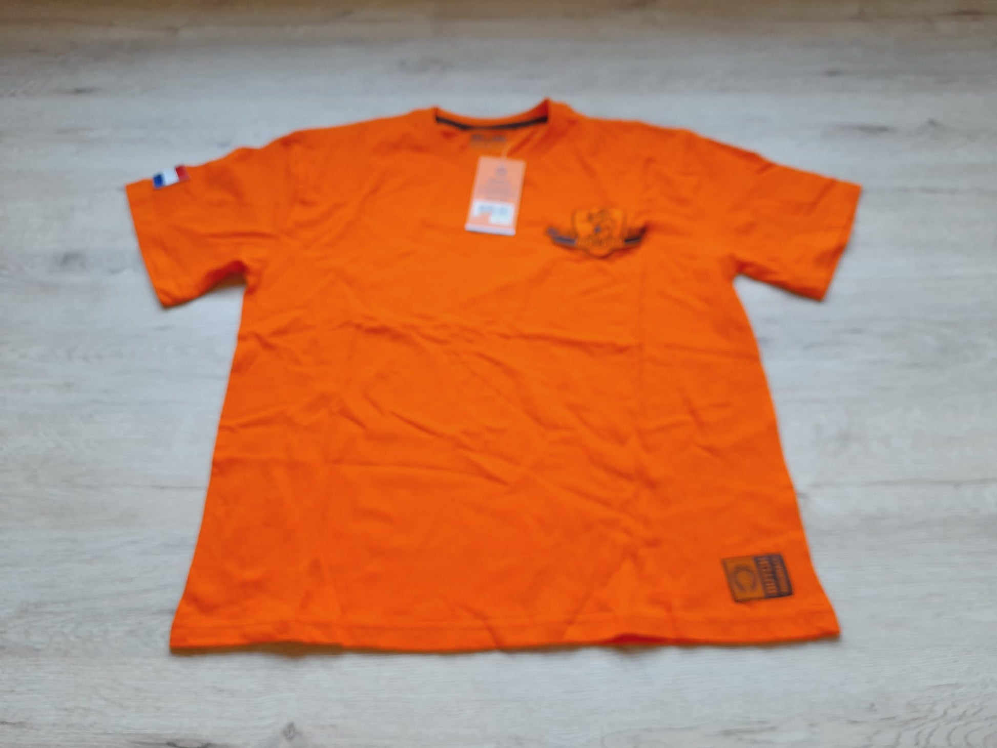 CAMISETA M/C NIÑ@ NARANJA SELECCIÓN HOLANDESA