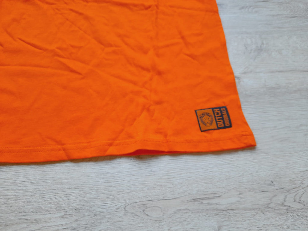 CAMISETA M/C NIÑ@ NARANJA SELECCIÓN HOLANDESA