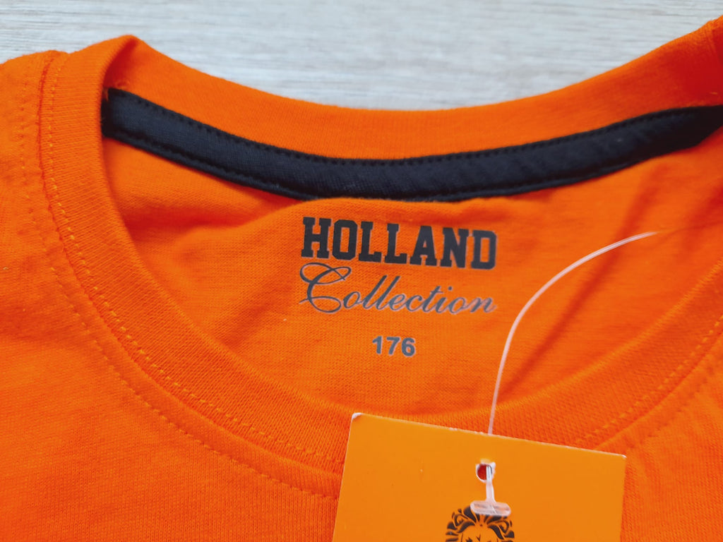 CAMISETA M/C NIÑ@ NARANJA SELECCIÓN HOLANDESA