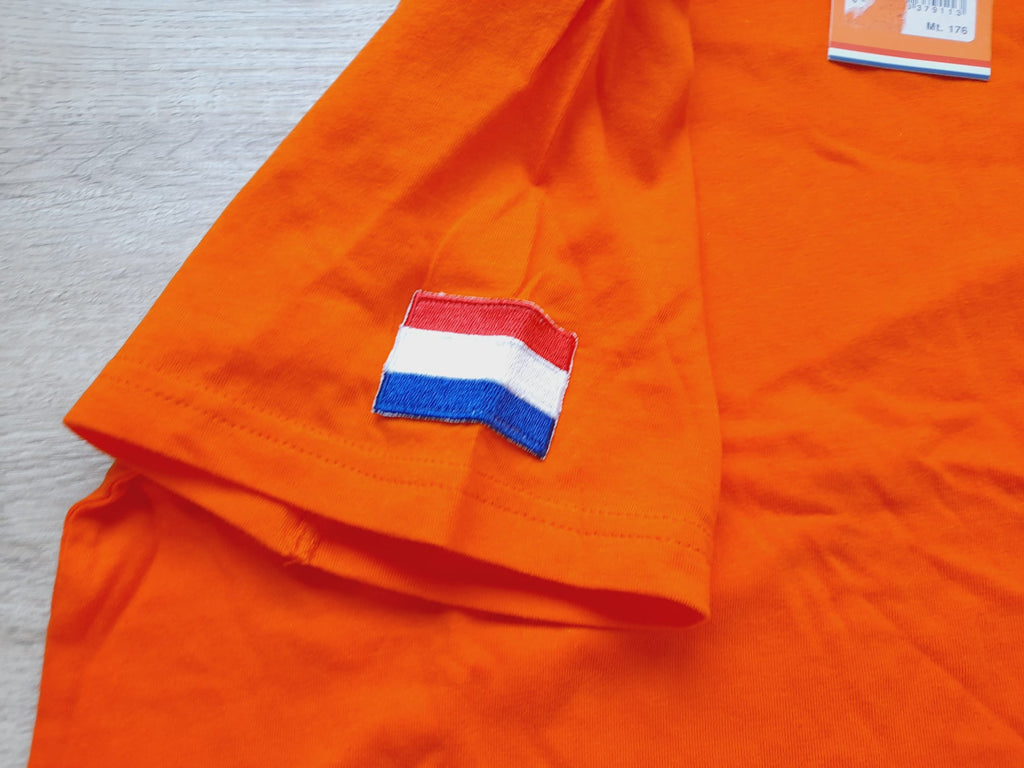 CAMISETA M/C NIÑ@ NARANJA SELECCIÓN HOLANDESA