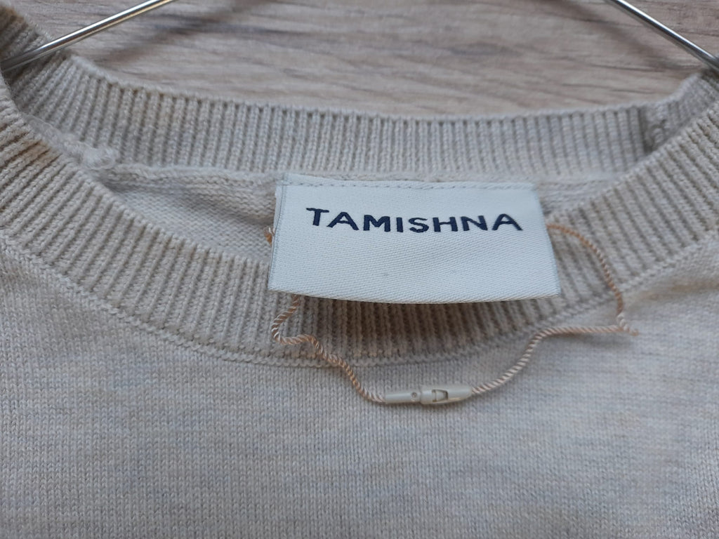 JERSEY BEIGE CUELLO REDONDO