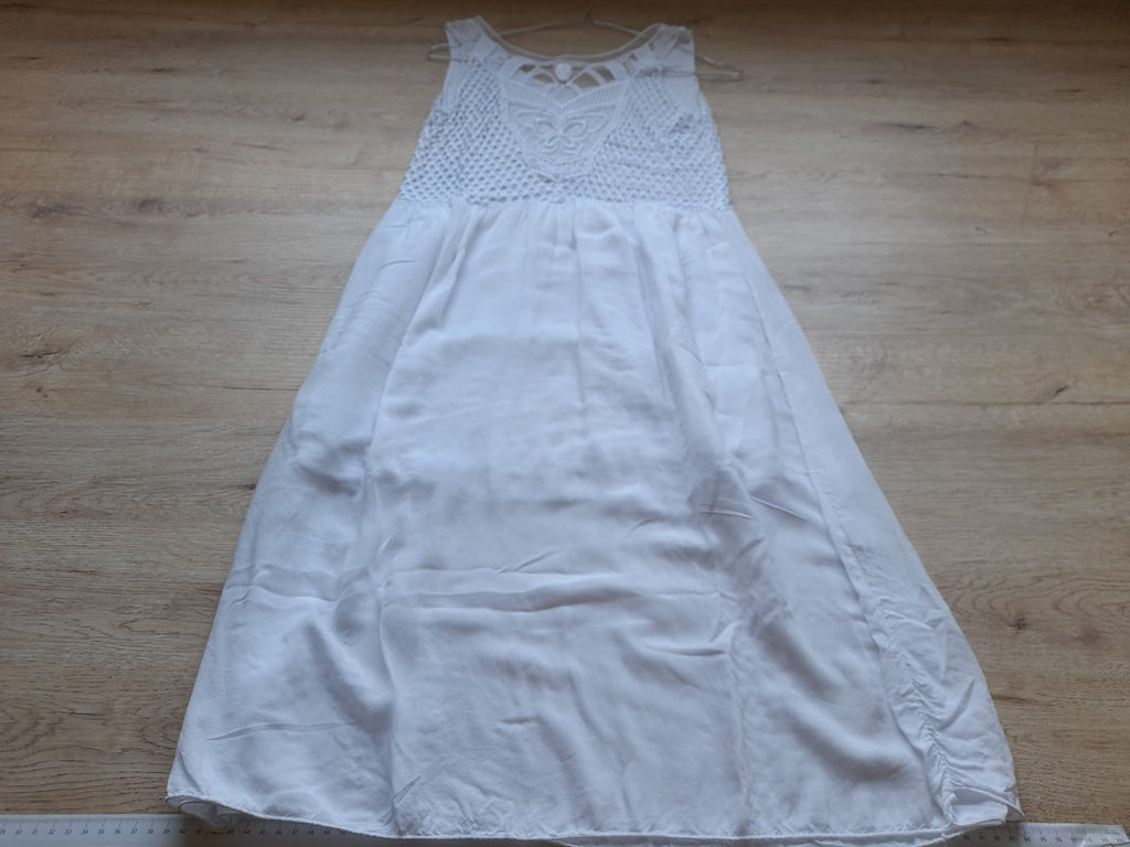VESTIDO TIRANTES LARGO BLANCO