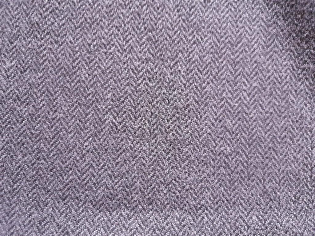 VESTIDO LARGO M/C GRIS JASPEADO